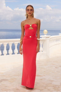 KLEO MAXI DRESS - WATERMELON