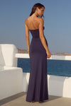 KLEO STRAPLESS MAXI DRESS - NAVY