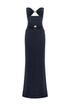 KLEO STRAPLESS MAXI DRESS - NAVY