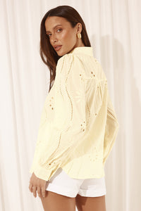 KNOWLES BLOUSE - LEMON