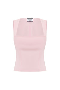 KODY SQUARE NECK TOP - MUSK