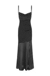 KYLEAH MAXI DRESS - BLACK/WHITE