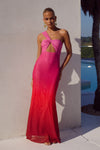 KYREE MAXI DRESS - PINK OMBRE