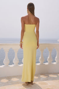 KLEO MAXI DRESS - LEMON