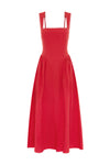 LANI MIDI DRESS - RED