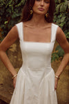 LANI MIDI DRESS - WHITE