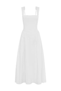 LANI MIDI DRESS - WHITE