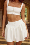 LANI MINI SKORT - WHITE