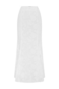 LARINA MAXI SKIRT - WHITE