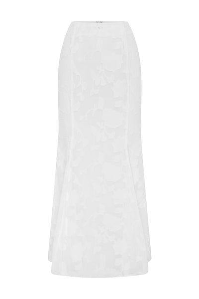 LARINA MAXI SKIRT - WHITE