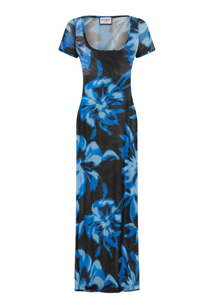 LAYLAH MIDI DRESS - AGAVE BLUE