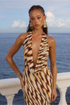 LEXIE MAXI DRESS - ARIZONA CHOC