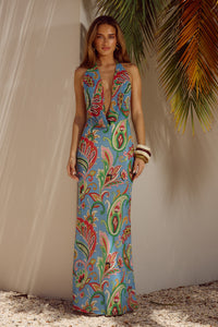 LEXIE MAXI DRESS - CARINA PRINT