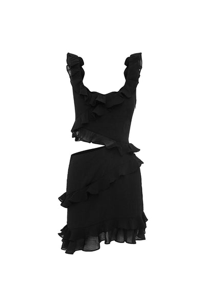 LEYLA MINI DRESS - BLACK