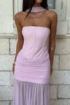 LILLIE CORSET MAXI DRESS - MUSK