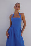 LOCKLEA MIDI DRESS - CORNFLOWER