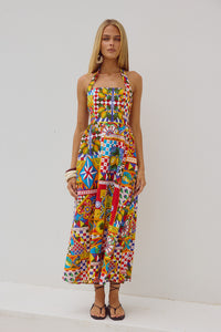 LOCKLEA MIDI DRESS - PHAEDRA PRINT