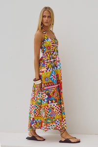 LOCKLEA MIDI DRESS - PHAEDRA PRINT