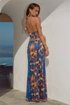 LOTUS LOW WAIST MAXI SKIRT - VALINA ORANGE