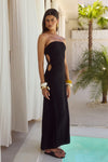 LOUELLA MAXI DRESS - BLACK