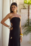 LOUELLA MAXI DRESS - BLACK