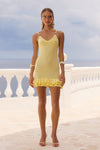 LUANA MINI DRESS - LEMON
