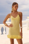 LUANA MINI DRESS - LEMON