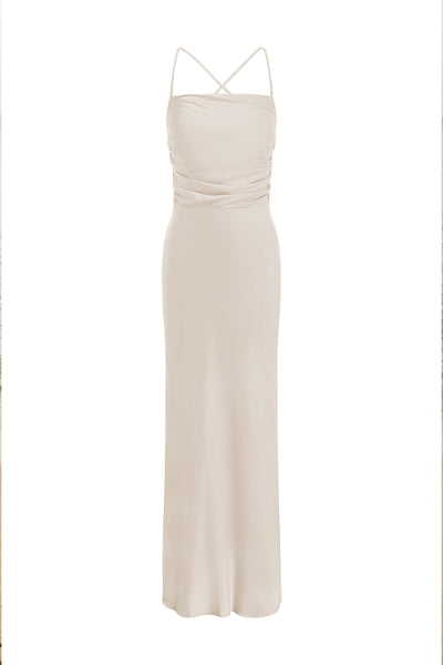 LUCIENNE MAXI DRESS - IVORY