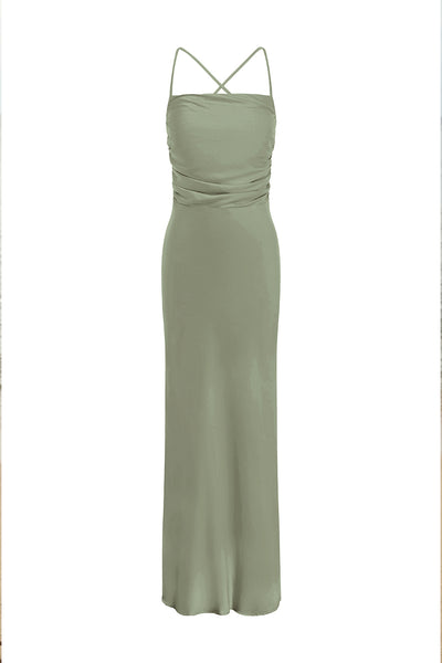 LUCIENNE MAXI DRESS - SAGE