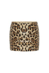 LYRA MINI SKIRT - LEOPARD PRINT