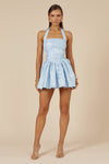 SABINE MINI DRESS - ICE BLUE