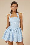 SABINE MINI DRESS - ICE BLUE