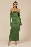 ARIELLE MAXI DRESS - OLIVE