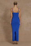 NORMANI MIDI DRESS - ROYAL