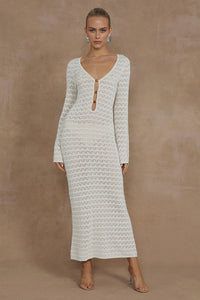 NYA MIDI DRESS - IVORY