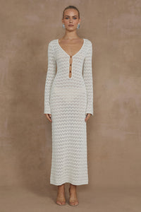 NYA MIDI DRESS - IVORY