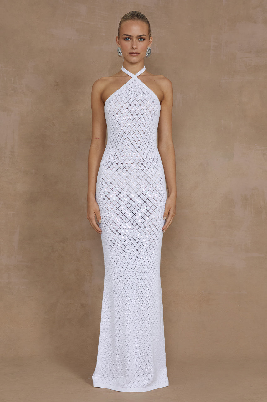 SIMI MAXI DRESS - WHITE