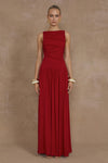 NALLA MAXI DRESS - CHERRY