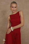 NALLA MAXI DRESS - CHERRY