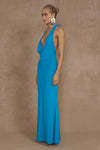 LORITA MAXI DRESS - AQUA