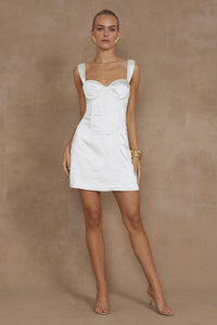 OURA MINI DRESS - WHITE