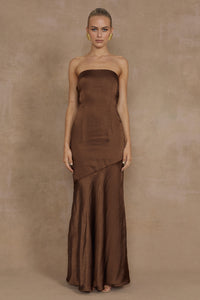 MULANI MAXI DRESS - ESPRESSO