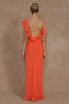 DALIA MAXI DRESS - TANGERINE