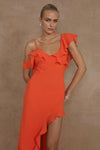 DALIA MAXI DRESS - TANGERINE