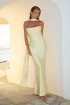 MADELEINE STRAPLESS MAXI DRESS - BUTTERMILK