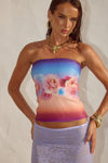 MAHINA BUSTIER - NADIA PINK OMBRE