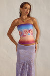 MAHINA BUSTIER - NADIA PINK OMBRE