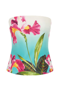 MAHINA BUSTIER - NALANI PRINT