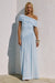 MALANI ONE SHOULDER MAXI DRESS - BLUE