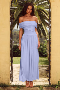MANALLA MAXI DRESS - PERIWINKLE